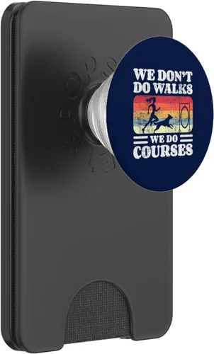 Vista 8 de Agility Handler - Dog Agility Courses - Humor Dog Agility PopSockets Adhesive PopGrip