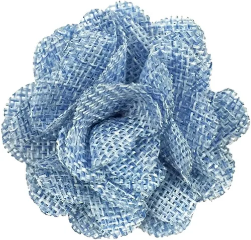 Vista 16 de Wrapables® Shabby Chic - Flor de arpillera de 2 pulgadas de diámetro (juego de 20), gris ceniza