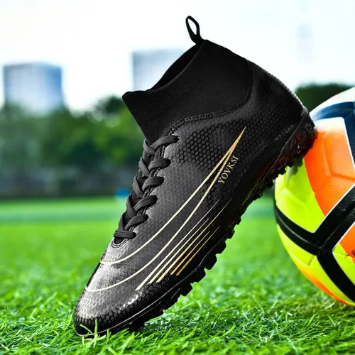 Vista 5 de XIUNCHH Soccer Cleats Mens Football Cleats Women Unisex-Cleats Soccer Shoes for Big Boy AG TF