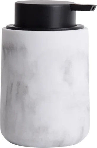 Vista 10 de Clasin Home Dispensador de jabón de manos de resina con bomba fácil de presionar, dispensador de jabón líquido recargable con acabado similar a