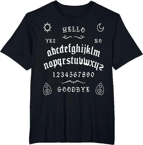 Vista 6 de Camiseta inspirada en la tabla Spirit Board Ouija Asphalt Grey