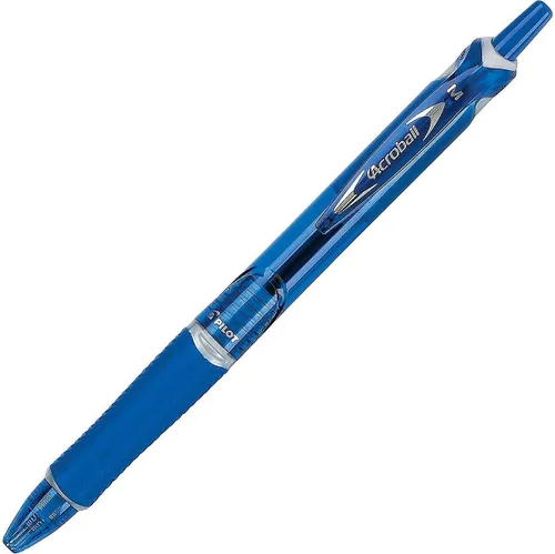 Vista 10 de Bolígrafo retráctil Acroball de tinta híbrida y punta media, de Pilot, Negro 2