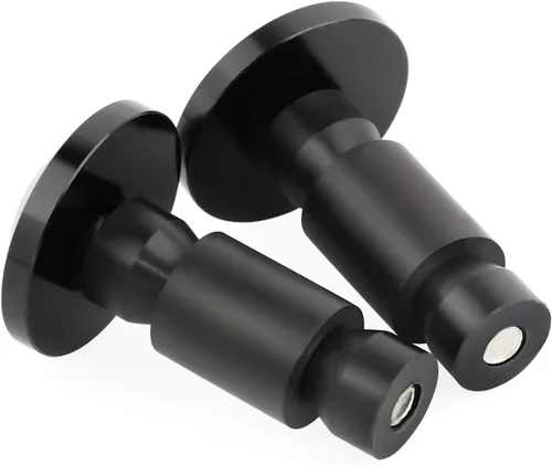 Vista 6 de GUAIMI Extremos de barra de motocicleta Street Bike 7/8" Agarres para manillar Tapones universales para motocicletas-Negro
