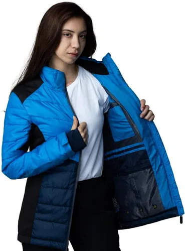 Vista 3 de Apricoat EcoDown Jacket - Chaqueta acolchada con capucha ligera y resistente al agua - Abrigo de invierno resistente al viento con aislamiento