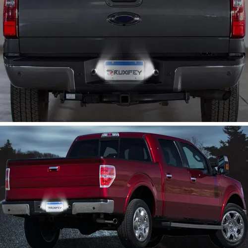 Vista 7 de Lámpara LED para placa de matrícula con arnés de cableado de enchufe compatible con Ford F150 F250 F350 F450 F550 Super Duty Ranger Explorer Bronco