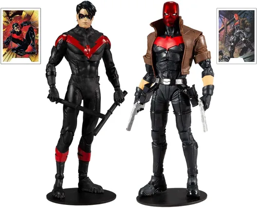 Vista 3 de McFarlane Toys DC Multiverse Red Hood and Nightwing - Figura de acción de 7 pulgadas