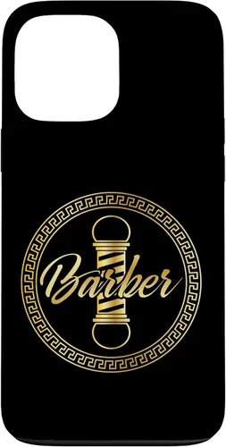 Vista 23 de Funda de regalo de graduación para iPhone 16 con logotipo de barbería barbería