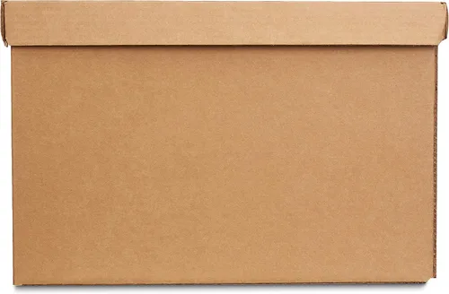 Vista 3 de Amazon Basics Cajas de mudanza con asas y tapas, 15x10x12 pulgadas, Marrón, Paquete de 20