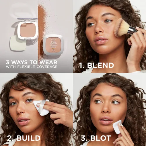 Vista 4 de L 'Oreal Paris, True Match, Polvo, 0.33 onzas, Alabaster