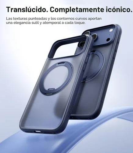 Vista 9 de TORRAS - Funda con soporte magnético 360° para iPhone 17 Pro Max de 6.9 pulgadas, compatible con MagSafe, protección 4X de grado militar, delgada