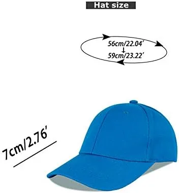 Vista 6 de LANGZHEN Unisex Baseball Cap 100% Cotton Fits Men Women Washed Denim Adjustable Dad Hat