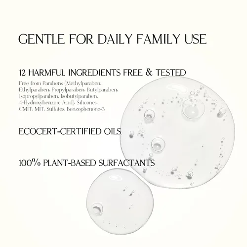 Vista 7 de Champú de humedad suave Hidratante y nutritiva para cuero cabelludo normal a seco, dermatológicamente probado, libre de 12 ingredientes agresivos