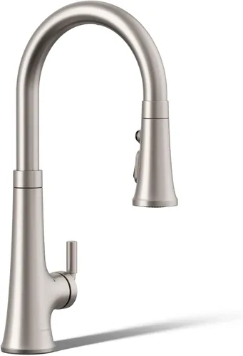 Vista 35 de KOHLER 23767-BL Grifo de tono de barra de cocina de un solo mango, grifo de fregadero de preparación, grifo de barra húmeda, grifo para fregadero