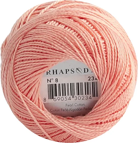 Vista 30 de Rhapsody Hilo de algodón perla tamaño 8 hilo de ganchillo Perle 12 bolas Set tejido a mano, bordado, sashiko, punto de cruz, costura, aguja