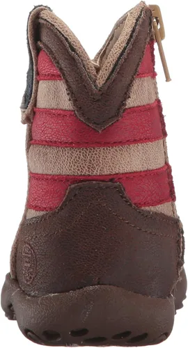 Vista 3 de ROPER Botas American Patriot Western para niños, Marrón