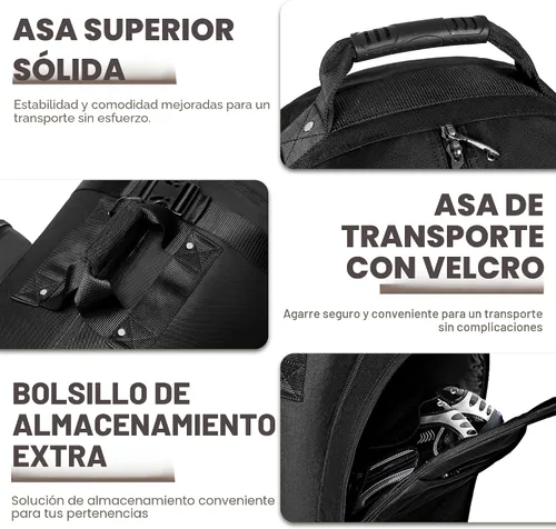 Vista 6 de Himal Outdoors Bolsa de Viaje de Golf - Poliéster Oxford 600D de Servicio Pesado Resistente al Desgaste, Excelente Cremallera, Tamaño Universal