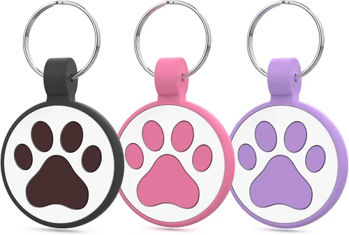 Vista 15 de Etiqueta para gatos con código QR, página de perfil en línea de mascota modificable, múltiples contactos de emergencia, silicona silenciosa, ligera