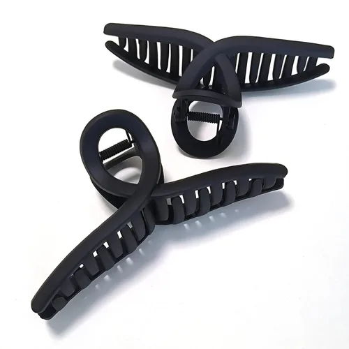 Vista 12 de Pinzas para el cabello de 4.3 pulgadas, grandes, antideslizantes, grandes mate, clip de mariposa para cabello fino y grueso, paquete de 4