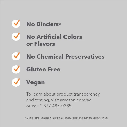 Vista 4 de Complejo Amazon Elements B, alta potencia, 83% de alimentos enteros cultivados, veganos, 65 cápsulas, suministro de 2 meses y biotina 5000 mcg