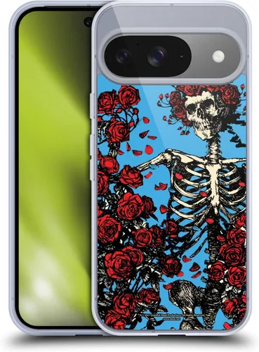 Vista 321 de Head Case Designs Funda de gel con licencia oficial de Grateful Dead Bear Trends [protección de grado militar] compatible con Google Pixel 3