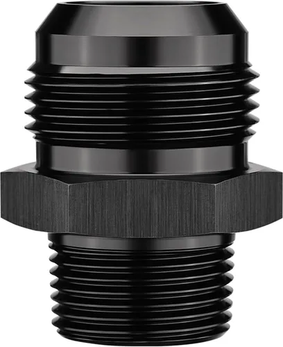 Vista 45 de EVIL ENERGY Adaptador de ajuste de 6AN a 3/8" NPT macho de 90 grados, aluminio