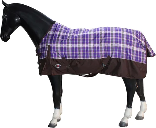 Vista 11 de Challenger 600D Caballo Participación Impermeable 300G Polyfill Manta Invierno Turquesa 21EE03