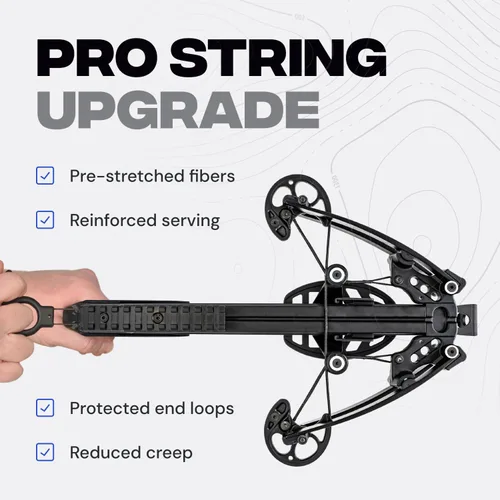 Vista 3 de BALLISTA BAT Compound Mini Crossbow - Small Crossbow for Hunting, Fishing and Target - 300 FPS, 130 Lbs, 2.46 lbs