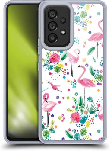 Vista 9 de Head Case Designs Officially Licensed Ninola Brushstrokes Black Summer Patterns Gel Case [Military Grade Protection] Compatible with Samsung Galaxy