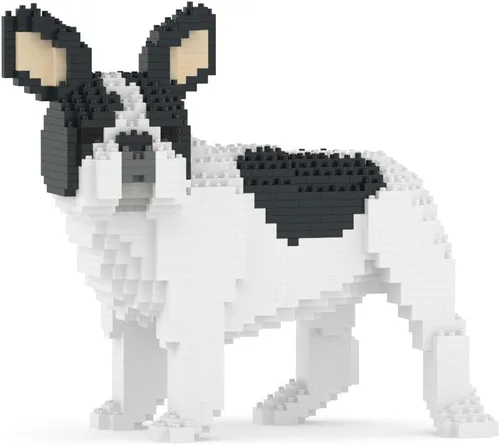 Vista 8 de JEKCA Bulldog francés 03S-M03 Bloques de construcción de plástico para perros Edad 14+