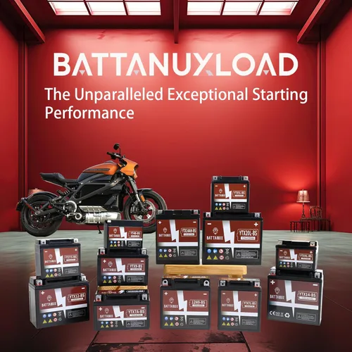 Vista 7 de Batería y batería de motocicleta YTX7A-BS, sellada SLA/AGM 12V7Ah ATV/UTV/Moto de nieve/moto de moto, batería sin mantenimiento y sin herramientas