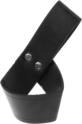 Vista 8 de Sword Frog Holster Universal PU Leather Rapier Scabbard Holder for Warrior Pirate Cosplay, Black