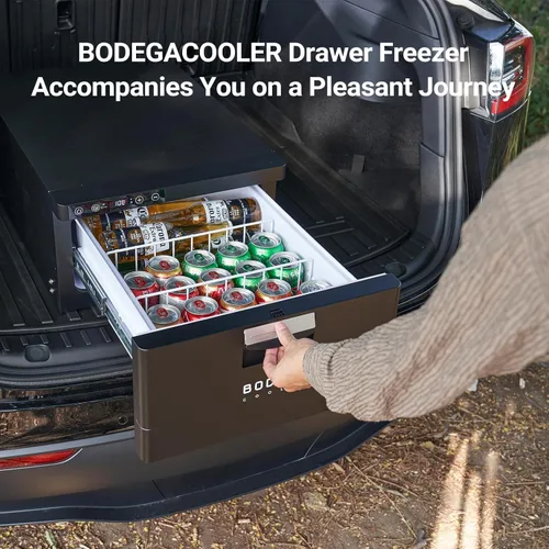 Vista 11 de BODEGA BODEGACOOLER - Refrigerador de cajón de 12 V, 33 cuartos de galón (31 L) con control de aplicación, enfriador portátil para automóvil