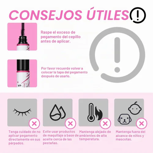 Vista 7 de CALAILIS - Pegamento para pestañas, pegamento para pestañas en racimo, pegamento para extensión de pestañas, unión súper fuerte de 48 horas