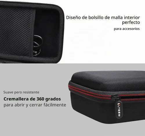 Vista 6 de L LTGEM Estuche para cámara compatible con Sony ZV-1F / ZV-1 / ZV-1 II Vlog Cámara digital, trípode, micrófono y kit de accesorios Vlogger Negro