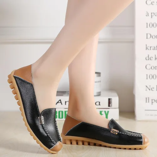 Vista 3 de VenusCelia Mocasines planos cómodos para caminar sobre las nubes para mujer