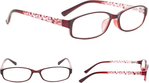 Vista 4 de Paquete de 3 lentes de lectura con bisagras de resorte para mujer