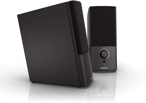 Vista 4 de Bose Companion 2 Series III altavoces multimedia para PC (con entrada AUX de 3.5 mm y entrada para PC) Negro