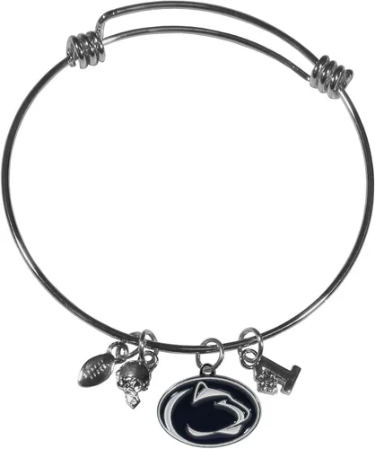 Vista 21 de Siskiyou Sports NCAA unisex-adult Charm Bangle Bracelet