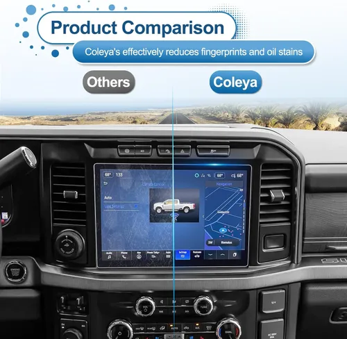 Vista 6 de 2023 2024 2025 2026 F-250/F-350/F-450 Protector de pantalla para Ford Super Duty (Lariat/King Ranch/Platinum) Pantalla táctil de 12 pulgadas, vidrio