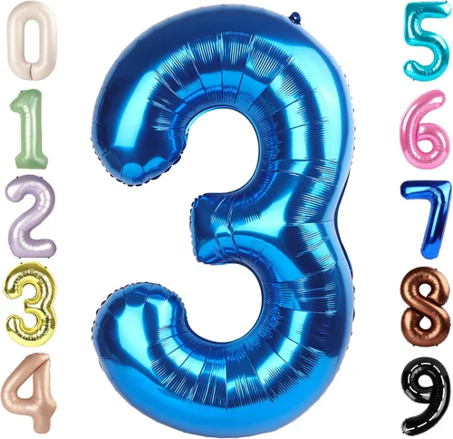 Vista 115 de Globos del números 0 de 40 pulgadas para formar los números 10, 20, 30, 40, 50, 60, 70, 80, 90, 100, para decoración de cumpleaños, bodas, eventos