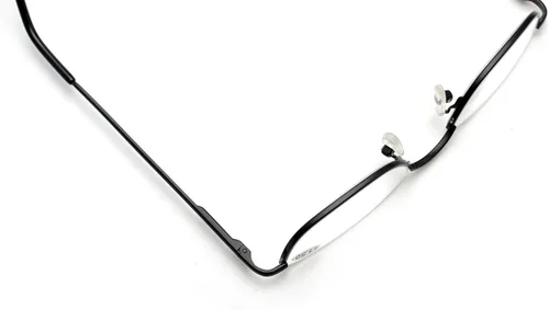 Vista 6 de ZUVGEES Gafas de lectura vintage de aleación semi sin montura para hombres y mujeres, medio marco, gafas delgadas con estuche elegante T0340