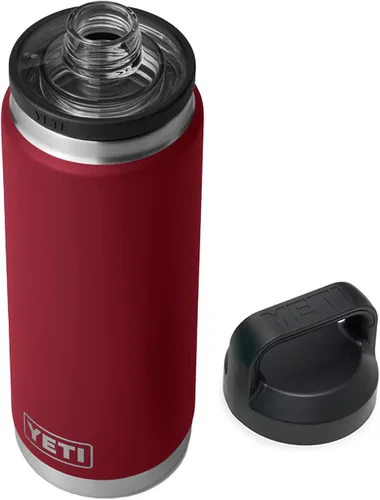 Vista 37 de YETI Rambler - Botella de acero inoxidable, hermética, con aislamiento al vacío y tapa chug, 26 onzas, color amarillo alpino Alpine Amarillo