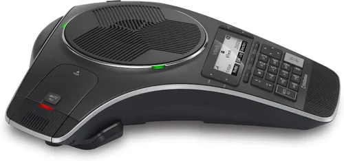 Vista 3 de VTech VCS712 ErisStation DECT 6.0 Teléfono inalámbrico de conferencia con 2 micrófonos inalámbricos, altavoz dúplex completo, tecnología Orbitlink