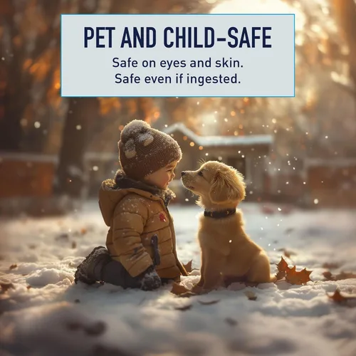 Vista 8 de Safe Paw Paquete de 2 derretidor de nieve y hielo seguro para mascotas, sin sal ni cloruro, 8 libras, producto de mantenimiento de invierno apto