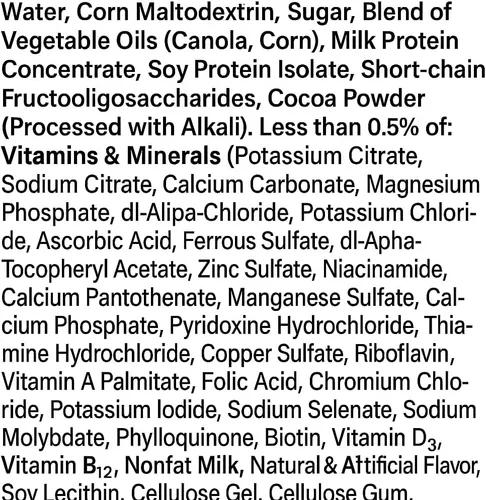 Vista 7 de Ensure Original batido nutritivo de chocolate con leche (8 onzas líquidas, 24 unidades)