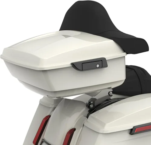 Vista 28 de Moto Onfire King Tour - Maletero con almohadilla de respaldo para Harley Touring 1997+ (Barracuda Silver)