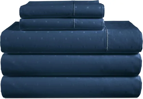 Vista 9 de LANE LINEN - Sábanas individual 100% algodón egipcio suave, cómodo y grueso de calidad de hotel, costuras reforzadas totalmente elásticas, sin