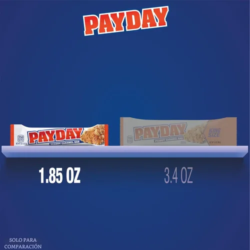 Vista 3 de PAYDAY - Barras de caramelo de cacahuete, 1.85 oz (24 unidades)