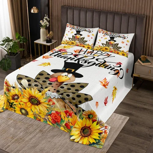 Vista 30 de Manfei Juego de colcha de Navidad para niños, tamaño individual, diseño de pinos de dibujos animados, decoración de habitación de niños y adultos