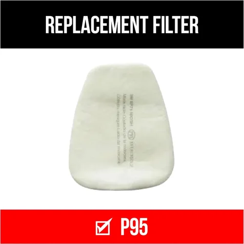 Vista 2 de 3M Filtro de partículas 5P71, P95, 5 pares de filtros